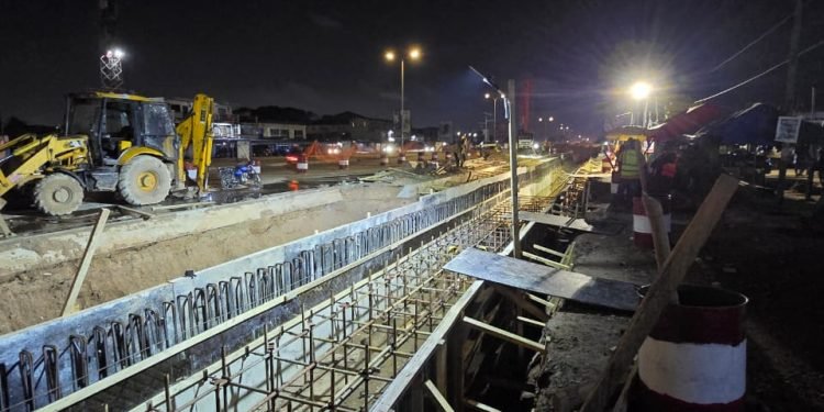 Darkuman–Kaneshie road works move to 24-hour schedule Darkuman–Kaneshie road works move to 24-hour schedule
