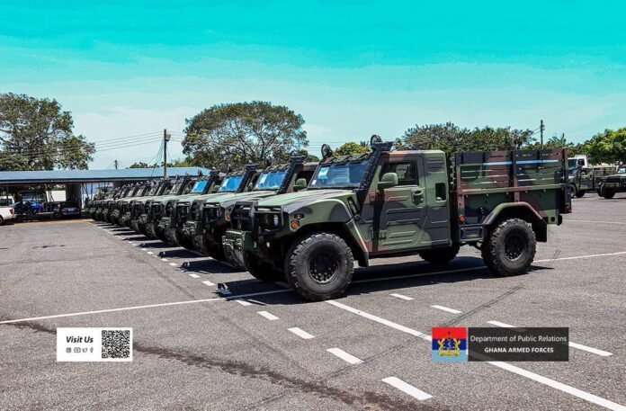 Ghana Armed Forces receives 45 military vehicles to boost troop mobility Ghana Armed Forces receives 45 military vehicles to boost troop mobility