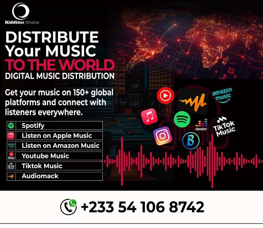 Riddims Ghana Network: Empowering Artists Through Music Distribution and Digital Promotion